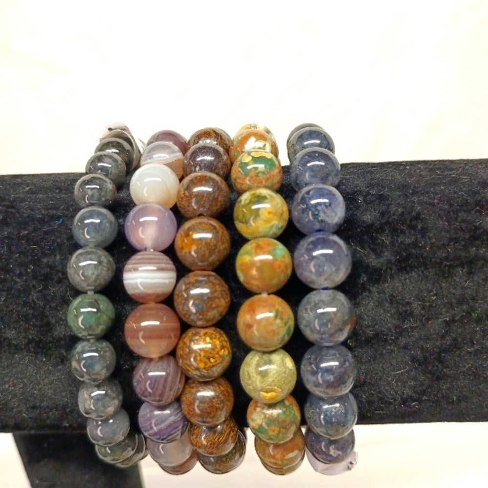Crystal Beaded Bracelets Lot